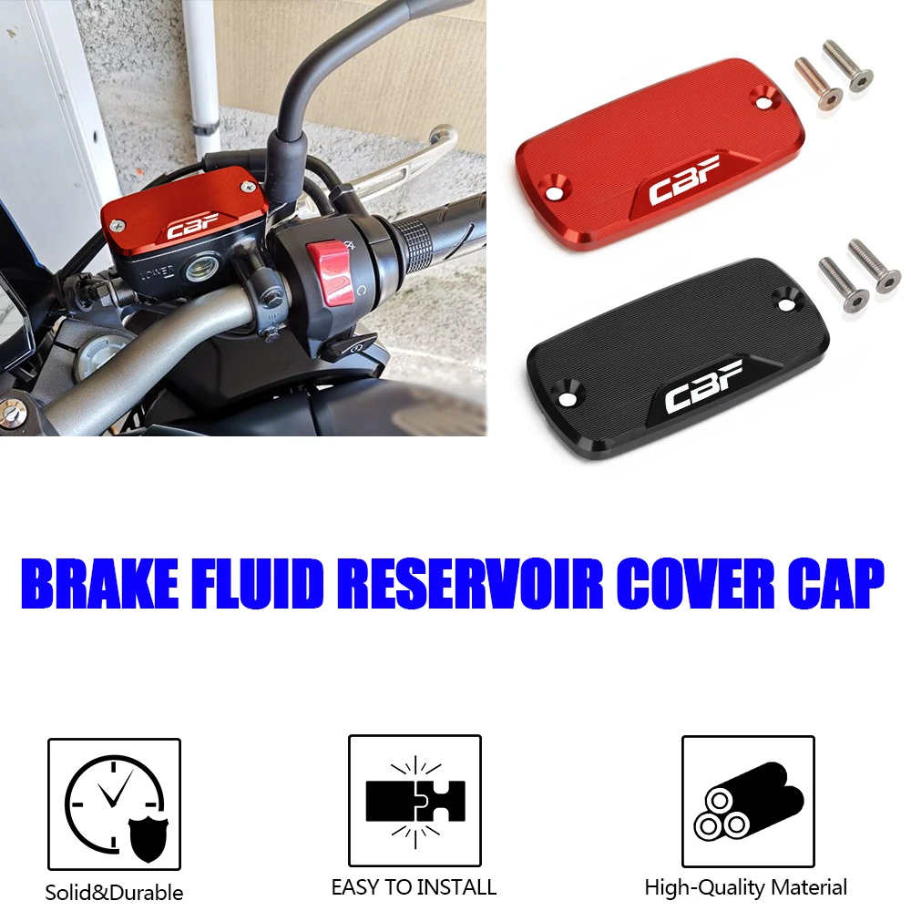 

For Honda CBF 500 600 CBF 600S 1000 2006 - 2012 2011 2010 Motorcycle Accessories Rear Front Brake Fluid Reservoir Cover Oil Cap