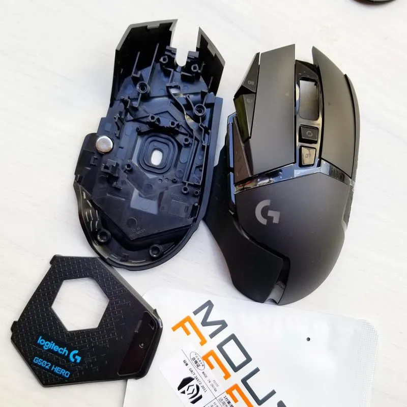 Compatible wired mouse G502hero pro shell KDA women's group version G402 upper shell and lower cover set replacement accessories