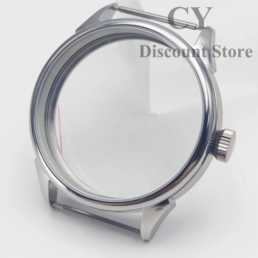 Silver Stainless Steel 42mm Watch Case