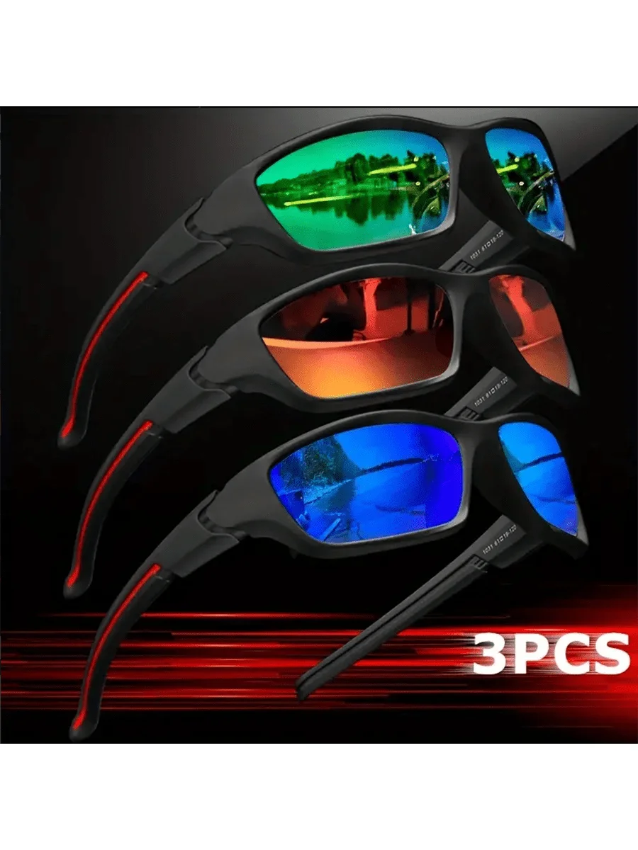Men's Outdoor Sports Sunglasses - UV400 Luxury Design for Fashion and Eye Protection