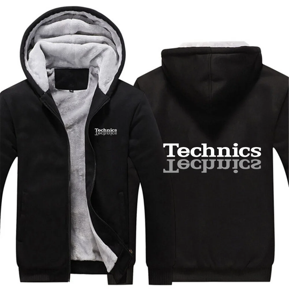 

Technics 2023 Men Dj 1200 Turntable Music New Casual Hoodie Sweatshirt Warm Thick Fleece Zipper Jackets Sportswear Outwear Tops