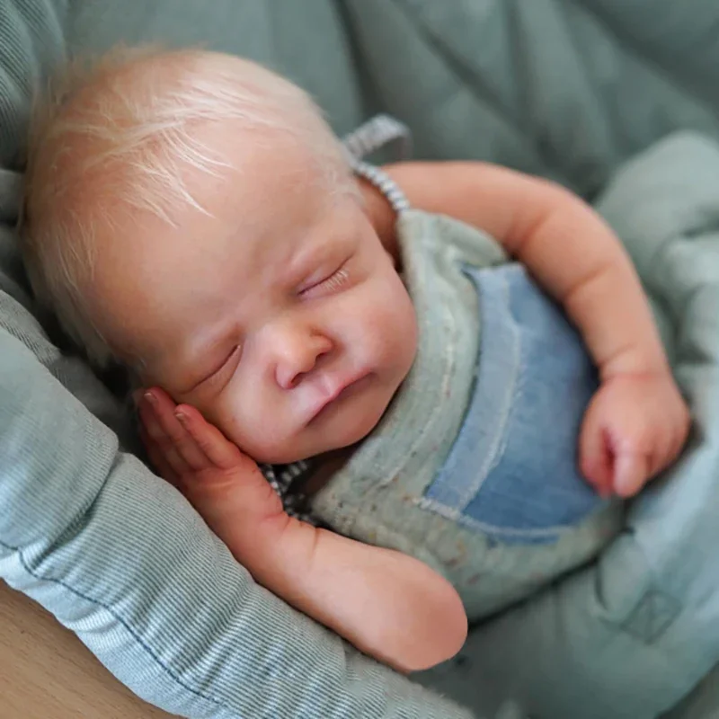 Kit Bambola Reborn Da 19 Pollici Sleeping Baby Cayle Parti Della Bambola Fai Da Te Non Finite Con Corpo In Tessuto Bebé Silicona Kit Bebe Reborn