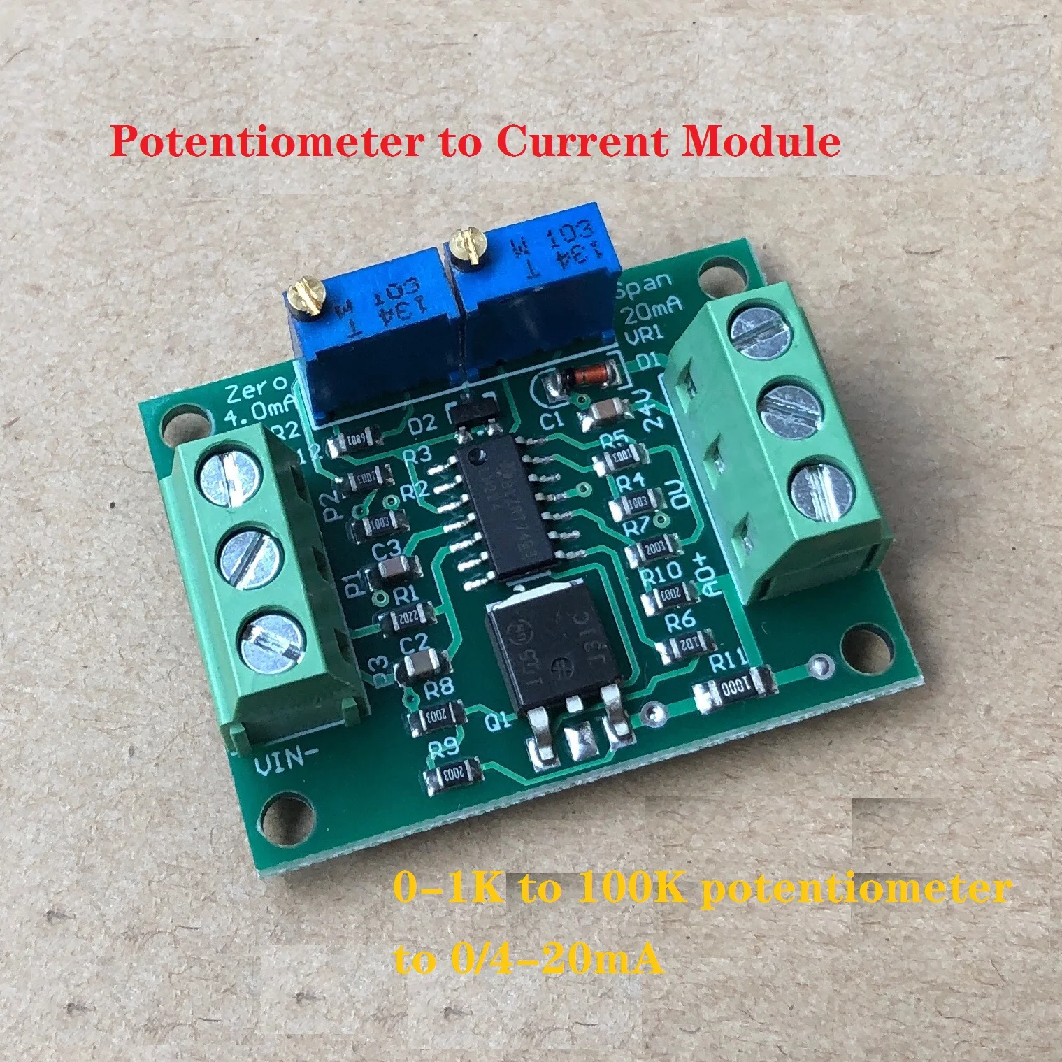 

Liquid Level Sensor, Transmitter, Potentiometer to Current 0/4-20ma, Resistance Ruler to Current 4-20mA