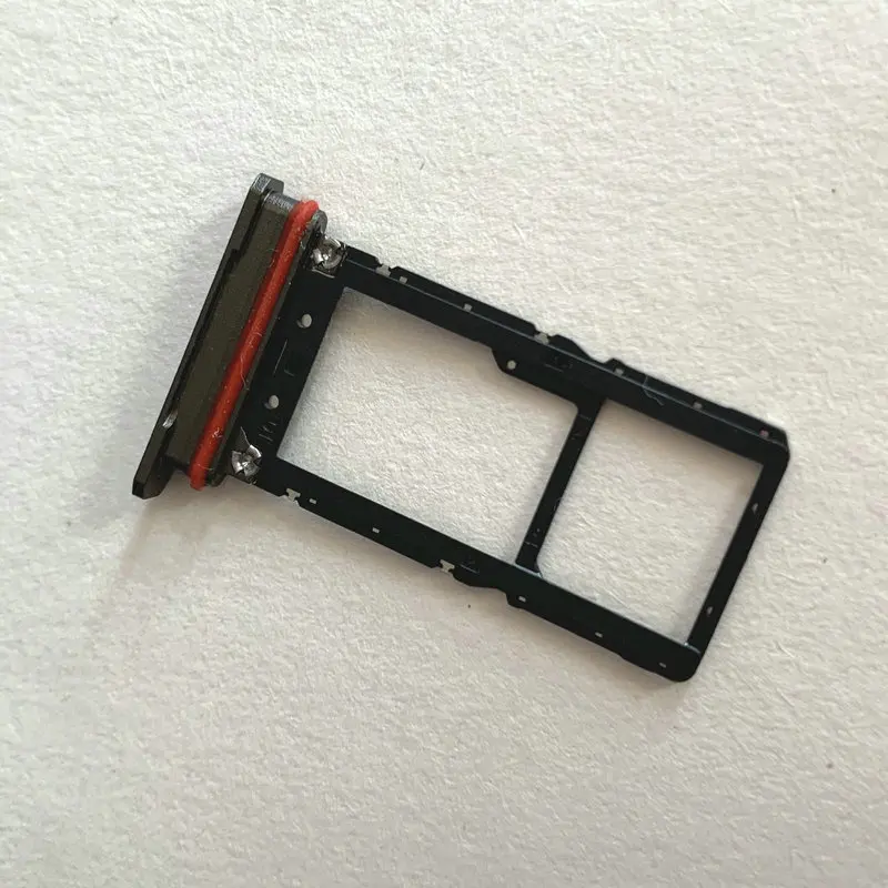 Original Sim Card Tray Holder for Mobile Phone Repair Parts - Black