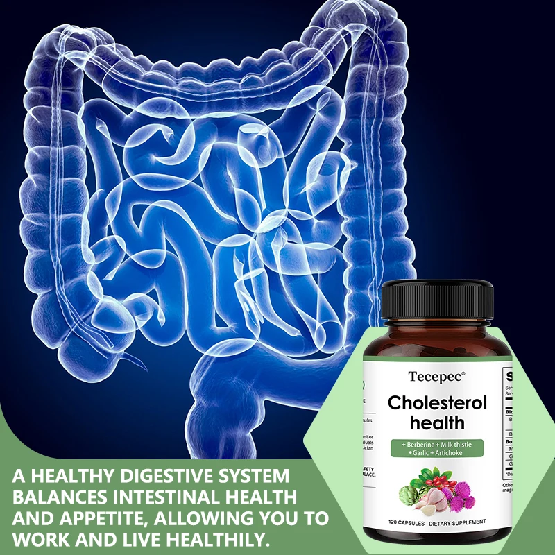 Cholesterol Support Supplement with Berberine and Artichoke