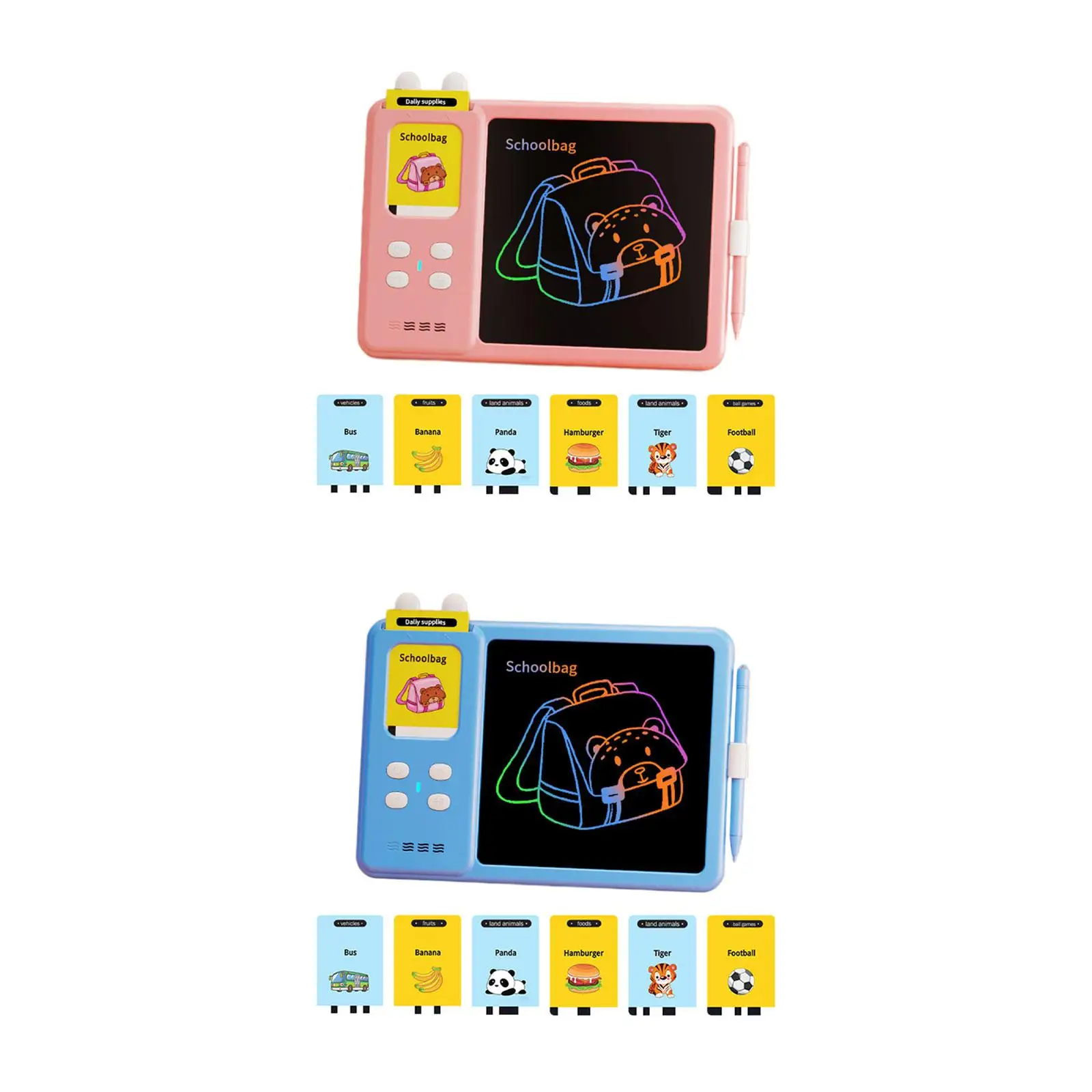 

Talking Flash Cards Writing Tablet Montessori Educational Speech Toys 112 Sight Words Drawing Board for Child Age 2-6 Gifts