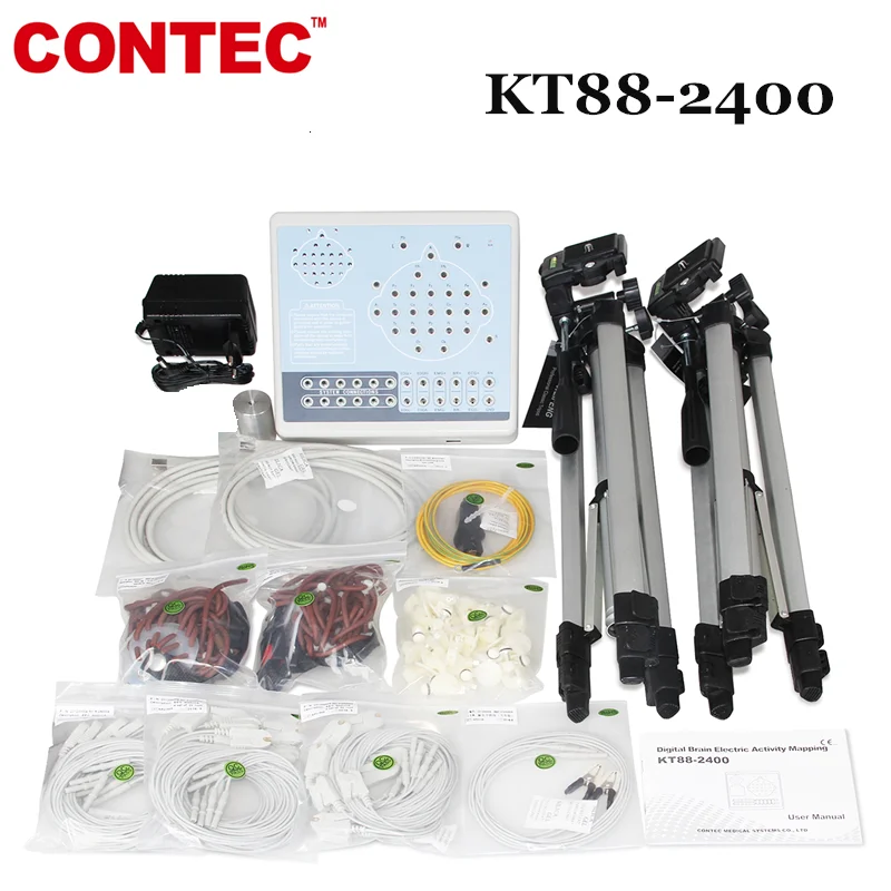 CONTEC KT88-2400 24-Channel Portable Digital EEG Brain Mapping Scanner