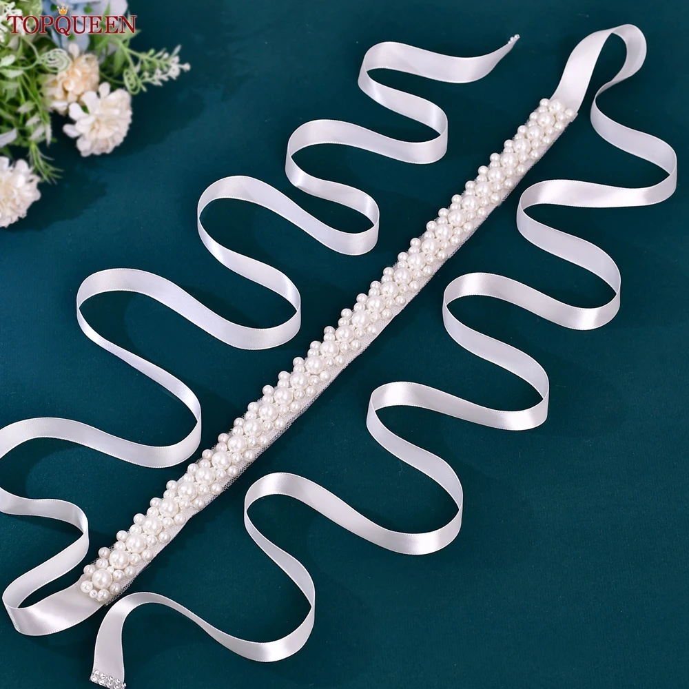 Bridal Belt Long Pearl Wedding Bridal Belt Wedding Accessories Belts Bridesmaid Belts for Dresses Sash S184 bridal waistband bridal dress decoration
