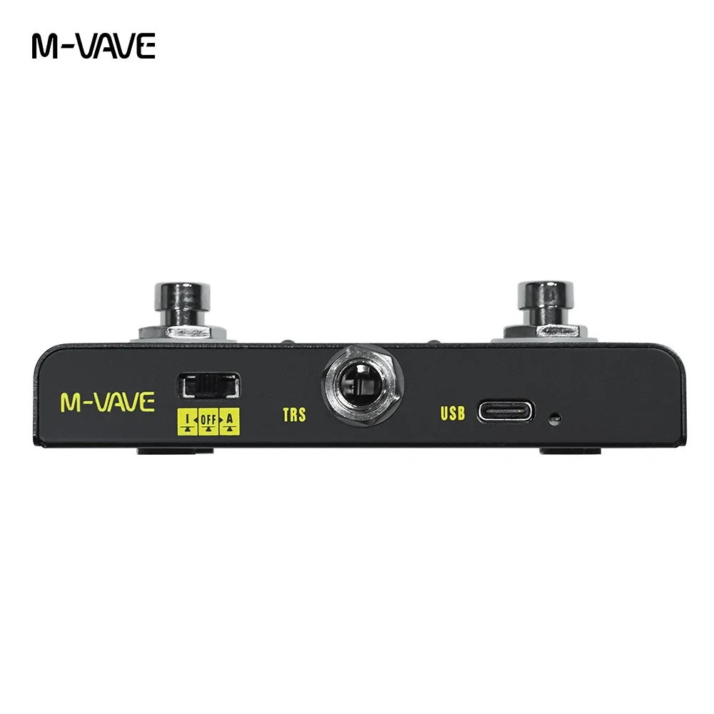 Guitar Pedal M-VAVE Cube Turner Wireless Page Turner Rechargeable Music Sheet Supports Looper Connection Compatible Parts guitar picks,electric guitar pedal,wireless earphone receiver,bluetooth page turner pedal