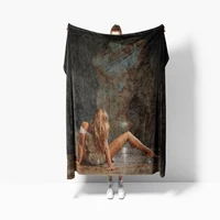 130x150cm Vintage Tate Mcraes Singer 100% Cotton Blanket Merch Home Decorative Pop Music Tour Throw Blankets Warm Fleece 1