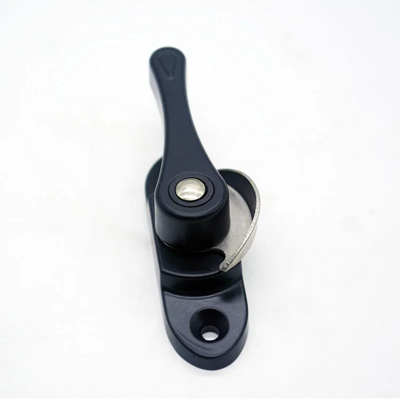 Zinc Alloy Sliding Door Crescent Locks Anti-theft Window Handle Safety Lock Buckle Push-pull Hardware Window Locks with Key