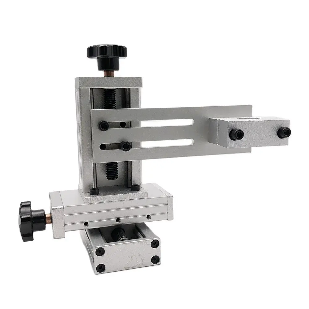 XYZ Axi Three Dimensional Cross-Shape Sliding Table Adjusting Frame Aluminum Alloy Clamp Welding Torch Holder Support Stand