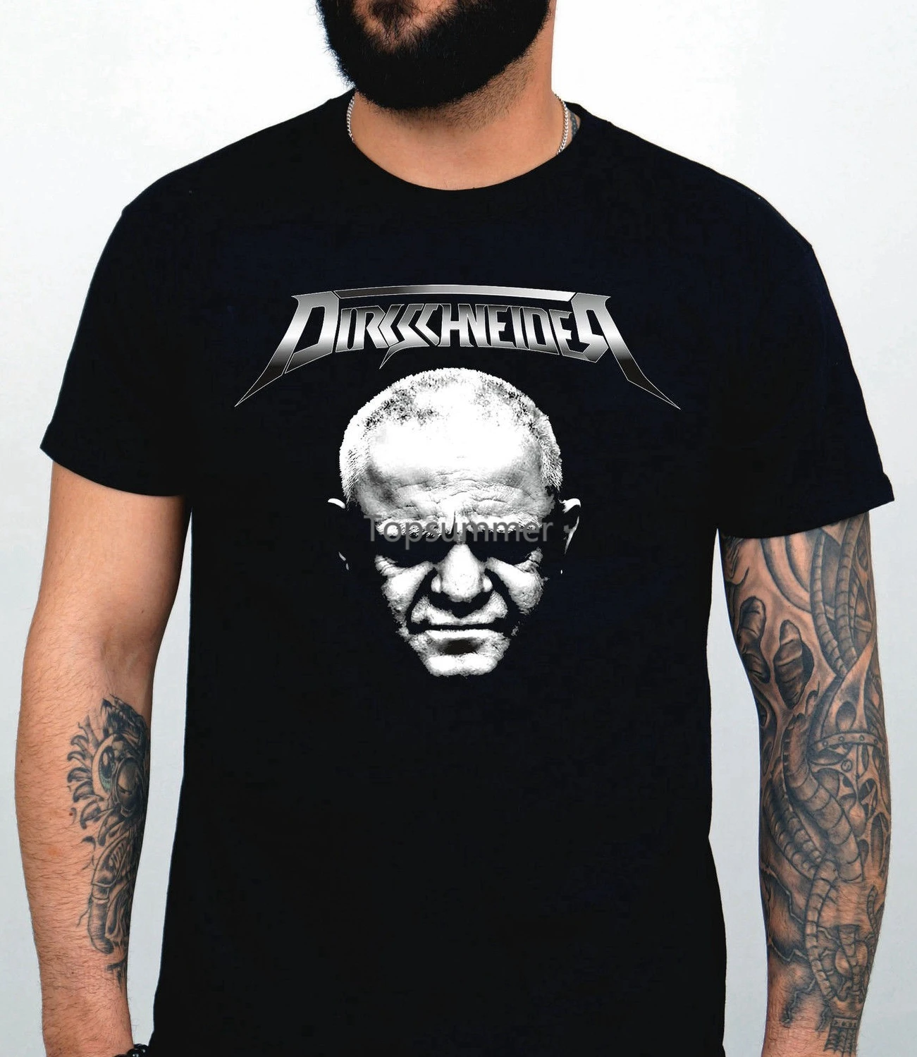 

O-Neck Fashion Casual High Quality Print T Shirt Dirkschneider Tshirt Udo Dirkschneider Rock Band T-Shirt Black New
