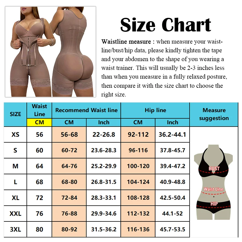 Waist trainer belts High Compression Girdle Shaper Colombian Fajas Shapewear Postpartum Belly flat Sheath Woman Extreme Corset