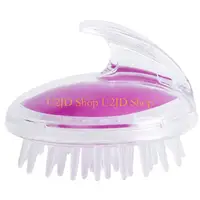 U2JD Silicone Hair Scalp Massage Shampoo Brush Shower Scalp Cleansing Brush for Head Scrubber Dandruff Brush Hair Washing Too