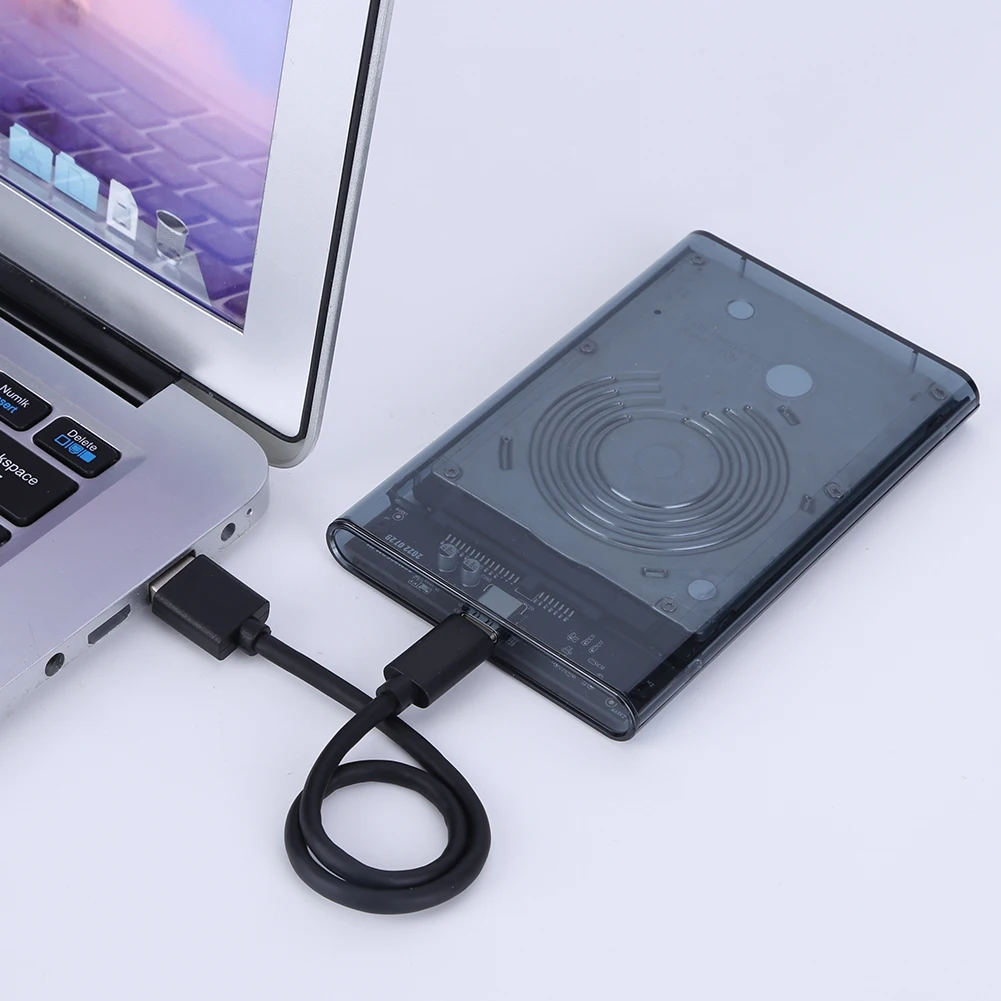 Ʈ ǻͿ  ÷  ÷ ϵ ũ ڽ, SATA to USB3.1, 8TB SSD, HDD ϵ ũ ڽ, USB3.0 to CŸ, 2.5 ġ