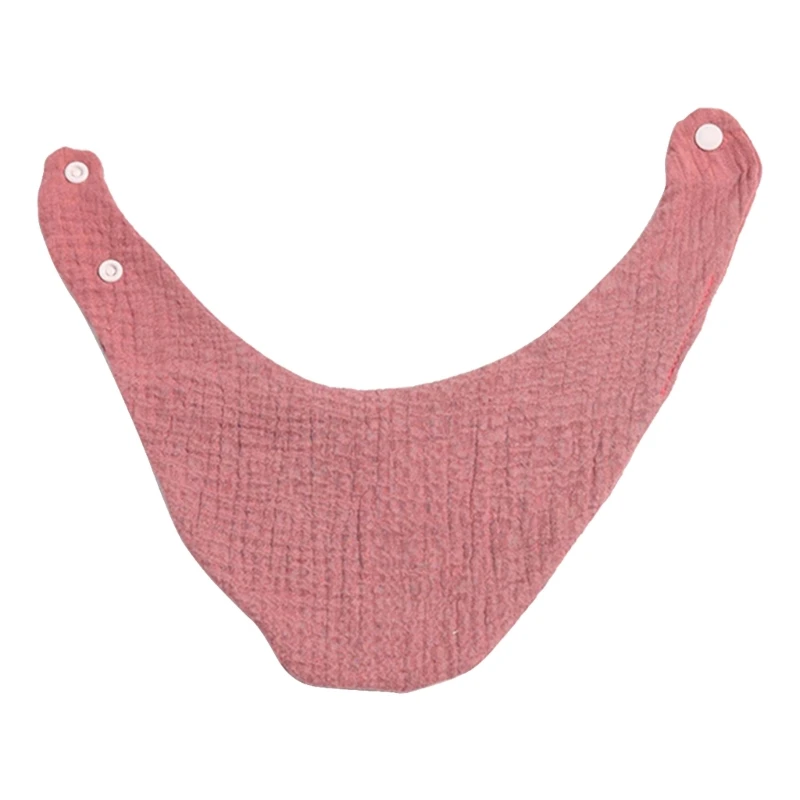 Baby Infant Cotton Bib Newborn Solid Color for Triangle Scarf Feeding Saliva Towel Bandana Burp Cloth Boy Girl Shower Gi G99C