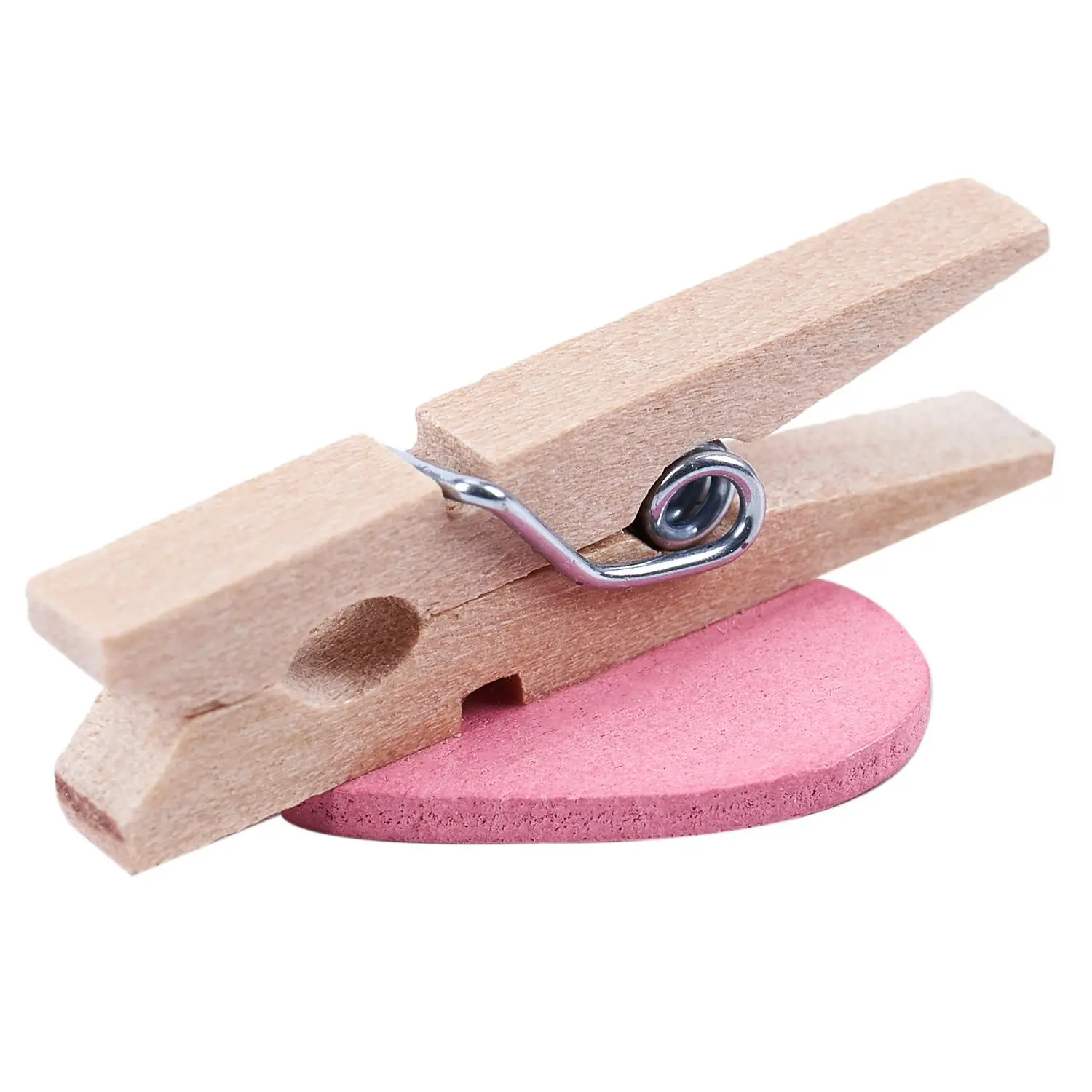 Mini Love Heart Shape Wooden Clips Message Photo Holder Album Card Paper Pegs 20 Pcs wooden clips