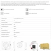 MiBoxer K3 2.4G Rotating Wheel Remote Color Temperature Panel Remote Control Adjustable Dimmer Wireless for Lamps/Controllers 5