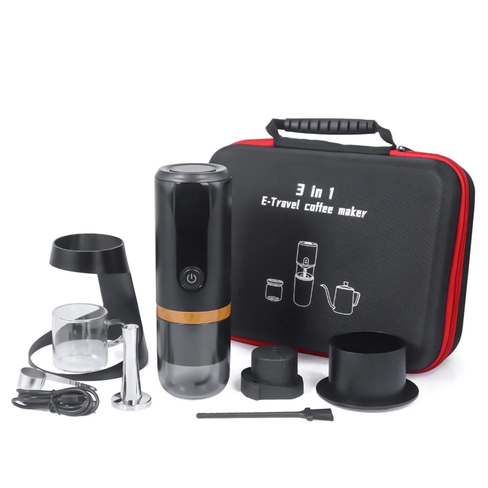 

Portable Coffee Set Coffee Machine for Car & Home Expresso Portable Coffee Maker Fit NexpressoDolce Pod Capsule Coffee Powder
