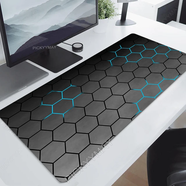 Geometric Mouse Pad Gamer Mousepads Big Gaming Mousepad XXL Mouse Mat Large  Keyboard Mat Hexagon Desk Pad For Computer Laptop - AliExpress