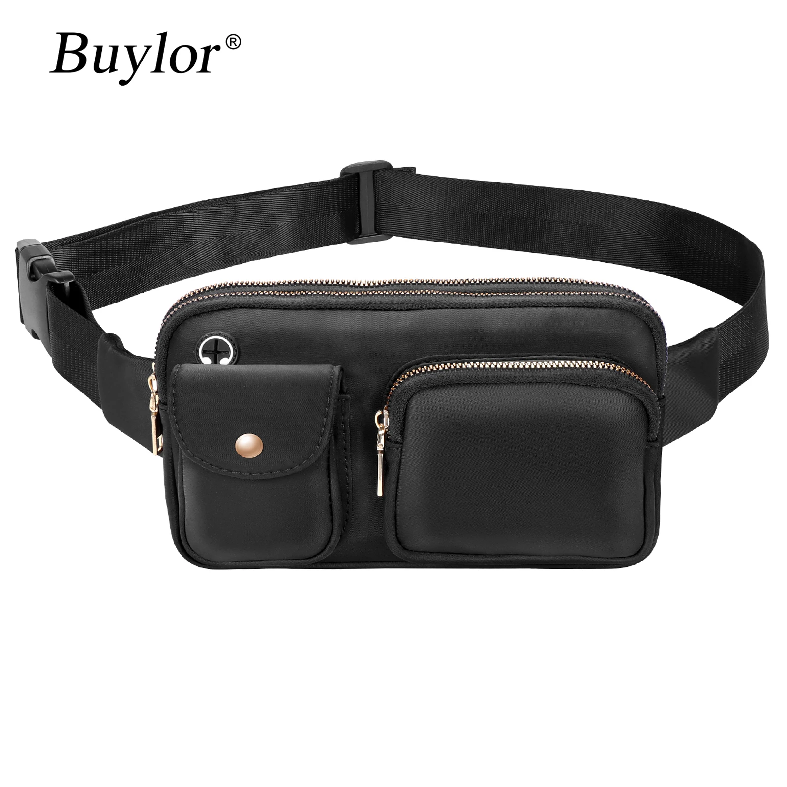  Belt Bag Fanny Pack Crossbody Bags for Women Men Bum Bag Small  Leather Chest Waist Checkered Fanny Packs for Women Men Travel Sport  Camping (Black)