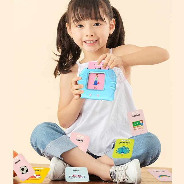 Kids Sight Words Games Talking Flash Cards Learning English Machine Education Electronic Book Toddlers 2-6 Years Reading Gadget 2
