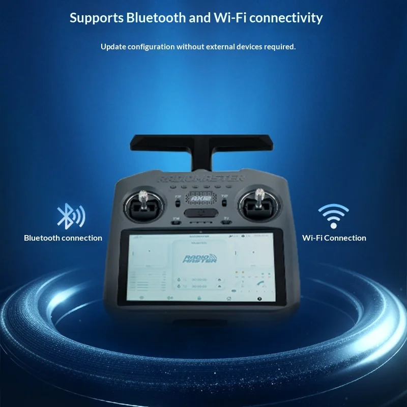 Pre-Order AX12 RadioMaster ELRS 16CH RC Transmitter Android Hall X5 720P 5.5 Inch 64GB 2*21700mAh Fast Charging USB-PD RC Gifts thumbnail 5