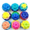 12Pcs Useful Hole Ball Soft Bouncy Ball Anti Fall Moon Shape PU Extreme High Bouncing Ball for Kids Outdoor Games Sports Toys 5