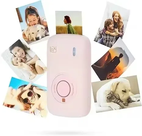 GlowMartColor Printer Phone Pocket Portable Wireless 300DPI Mini Hand Photo Printer Thermal Sticker Machine