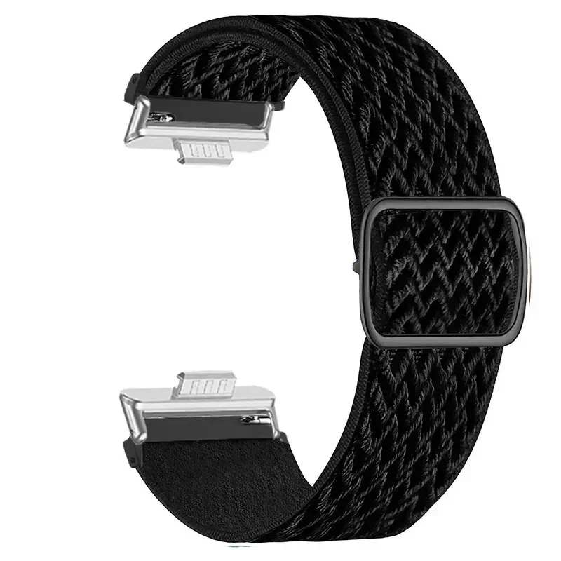 Nylon Loop Elastic Weave Bracelet Strap