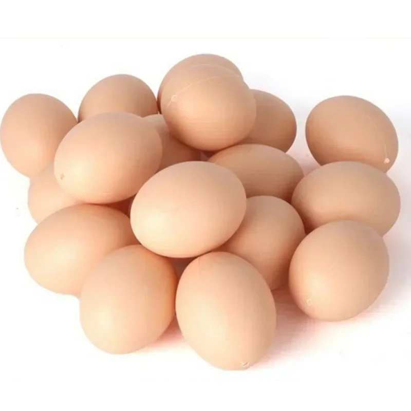 5/10Pcs Chicken House Small Fake Eggs 5.5*4cm Farm Animal Supplies Cages Accessories Guide Chicken Nest Egg Painting plastic chicken eggs plastic eggs chicken fake eggs