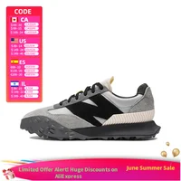 New Balance XC-72 Retro, chaussures de course décontractées à semelle épaisse et souple, unisexes, gris noir UXC72AA1 1