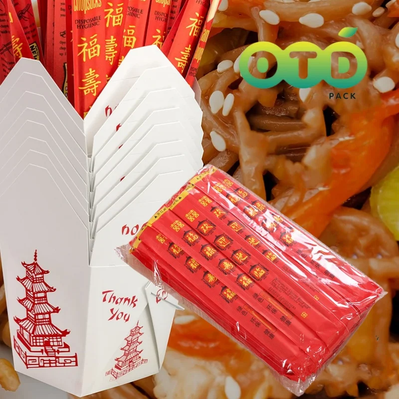Chinese Restaurant Bamboo Chopsticks Premium Disposable Chopsticks Individually Wrapped Multi Pack Japanese Sushi
