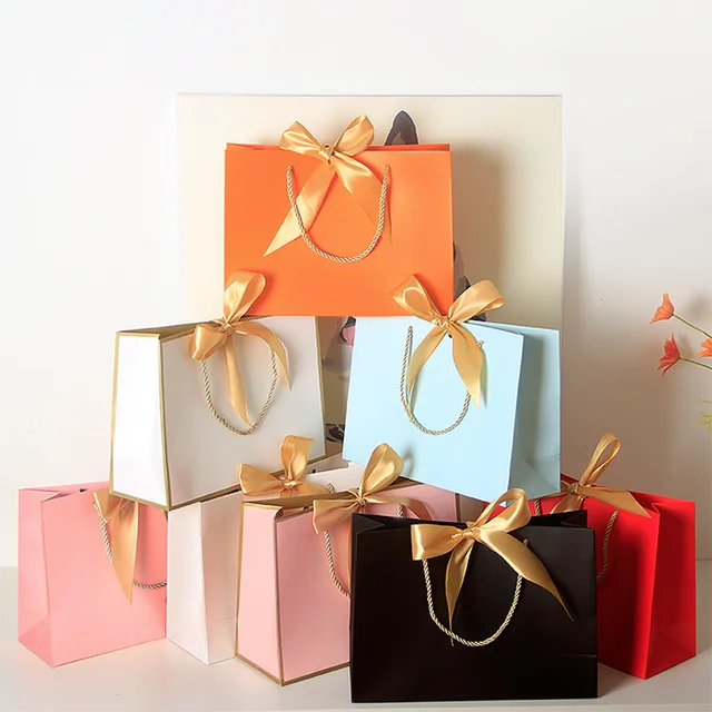 Elegant Black Gift Boxes With Ribbon, Thank You Candy Box, And Mini Gift  Bag Versatile Gift Packaging For Any Occasion - Gift Boxes & Bags -  AliExpress