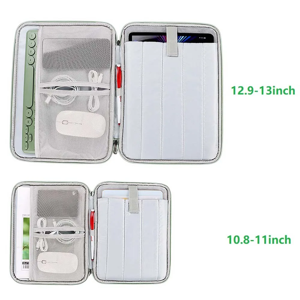 Bolsa de Armazenamento para Blackview Ativo Pro Tab 11 Manga Impermeável Handle Zip Pouch Cabo Mouse Teclado Estojo do Telefone - Imagem 2