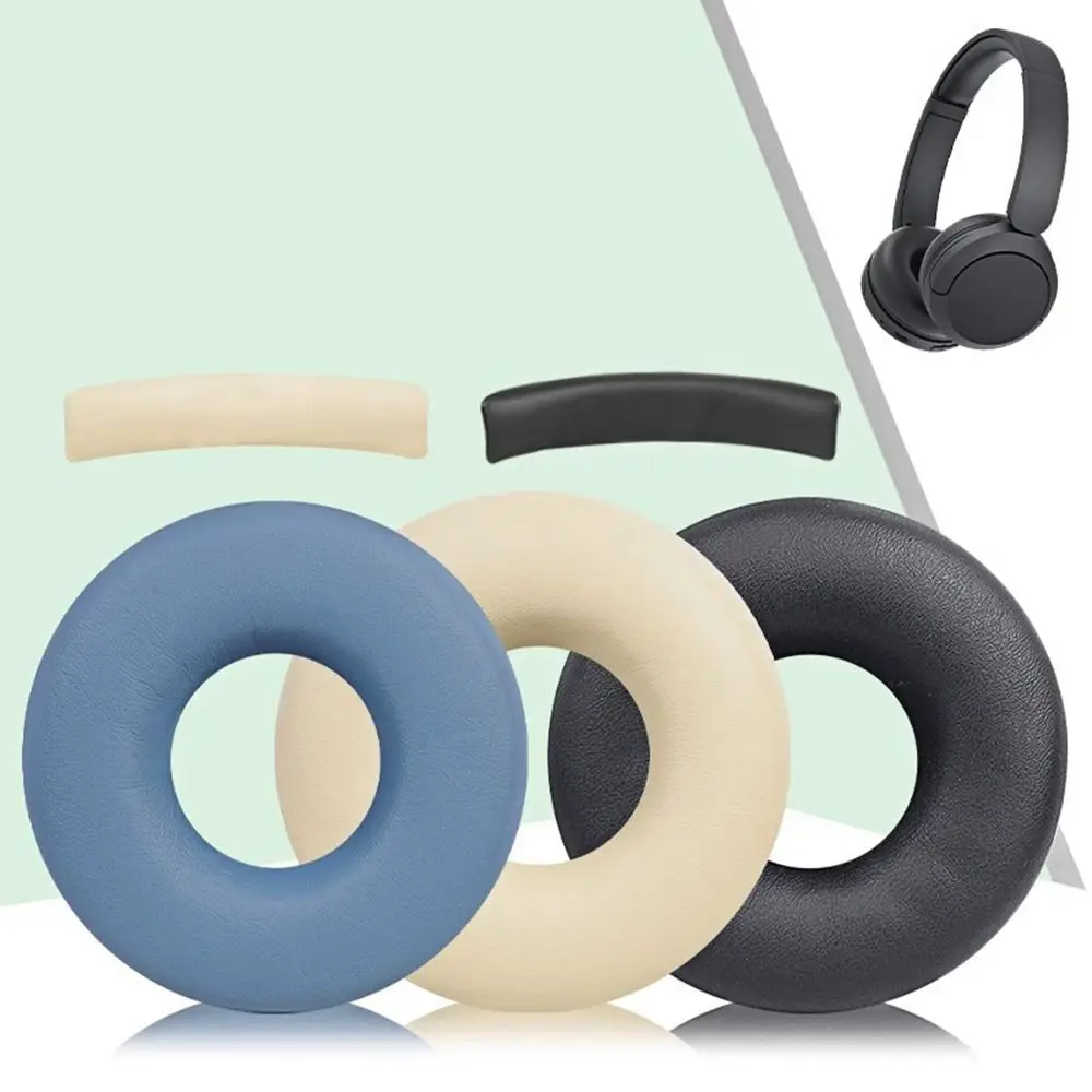 

Portable Soft Leather Ear Pads Headphone Earpads For Sony WH-CH520 Ear Pads Headphone Earpad Replacement Cushions Cover Earmuff