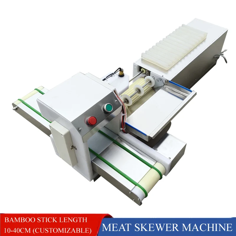 

Skewers Kebab Maker Automatic Meat Lamb Satay Skewer Machine Stainless Steel Portable Kebab Artifact Mutton Kebab Barbecue Machi