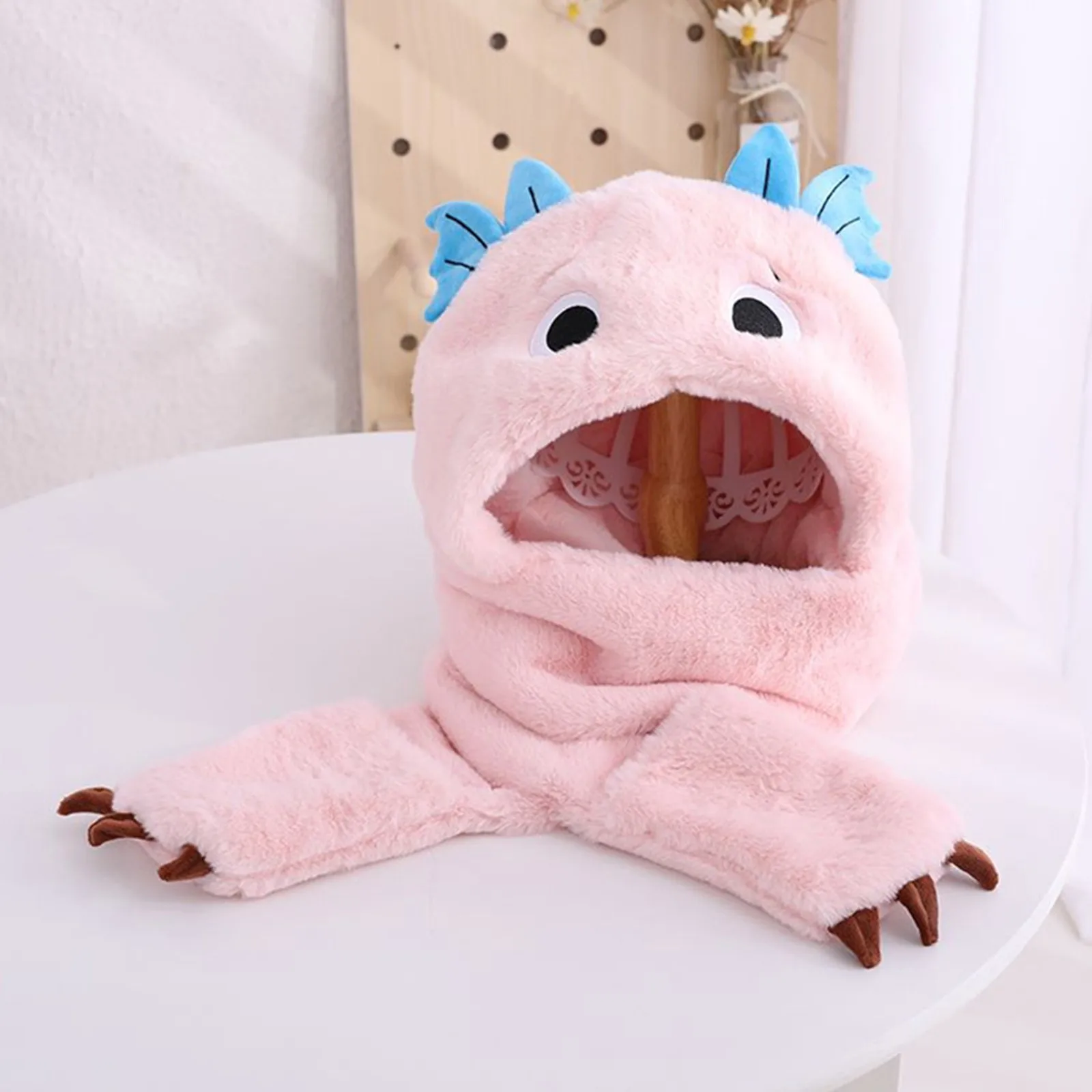 모자 스카프 따뜻한 가을 겨울 h 소년 소녀 귀 보호 모자, 어린이 통합 모자 6 개월 모자