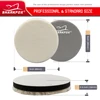 Sharkfox 3/5 Inch Japan Wool Polish Pad For DA RO Car Polisher Polishing Tray 80mm125mm Cutting Pad Car Clean Product 2