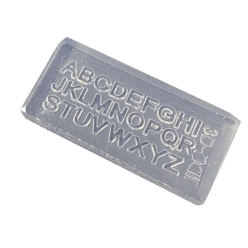 Description Picture 5 of itemNew 3D Silicone Letters Acrylic Nails Art Mold Nail Art Stamping Templates DIY Manicure Accessory Tools Nail Art