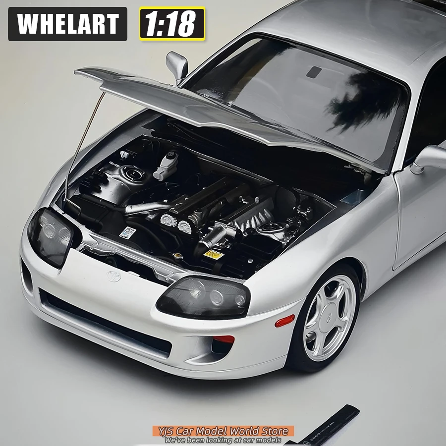 WHELART ダイキャストモデル 1/18 トヨタ スープラ A80 車模型 友達へ