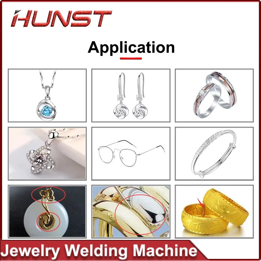 HUNST 200W Jewelry Laser Spot Welder Laser Welding with HD CCD Microscope for Gold and Silver Chain Link Pendant Ring Medical 5