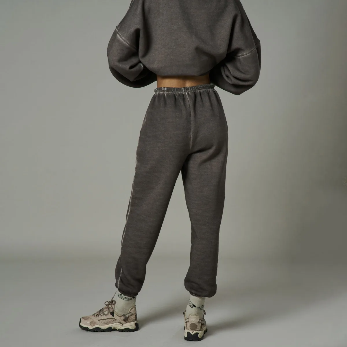 Women's Autumn and Winter Trendy Brand Lazy Feeling Street Loose Old-fashioned Half-zipper Jacket