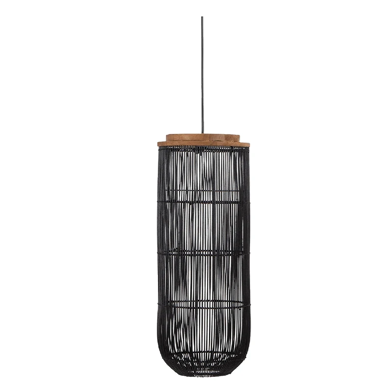 

Vintage chandelier B&B restaurant Japanese solid wood teahouse catering clothing store rattan designer decorative lights