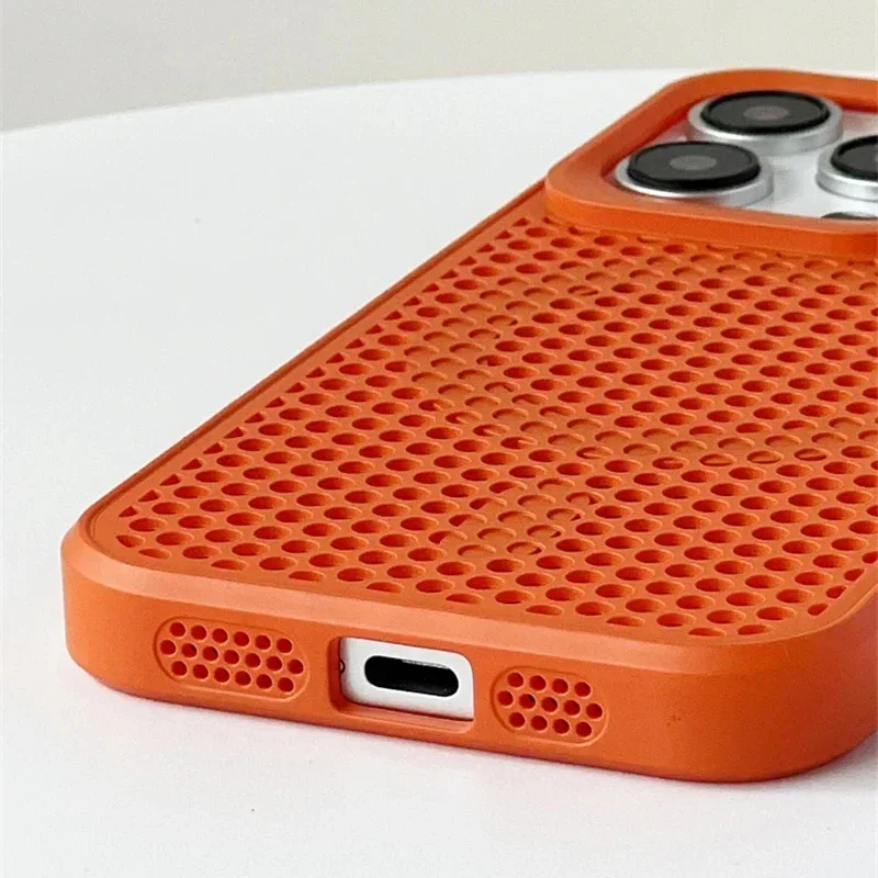 Enhanced Magnetic Mesh Cooling Case with Heat Dissipation and Matte Hard Cover