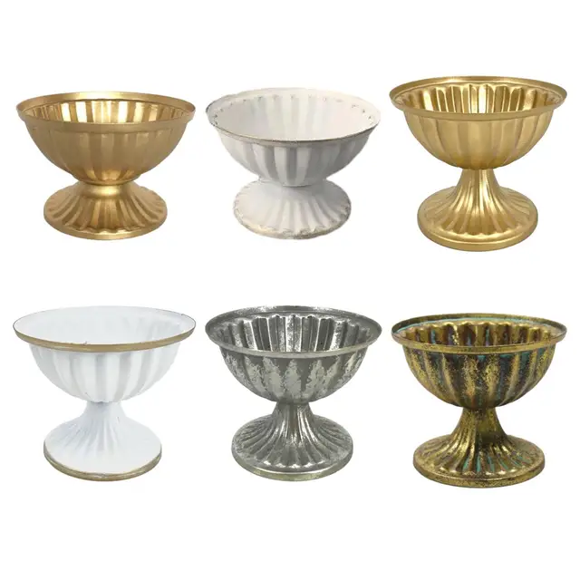 Decorative Vase Urn Planter Photography Props Traditional Flower Pot Small Flowerpot for Bedroom Indoor Wedding Dining Table