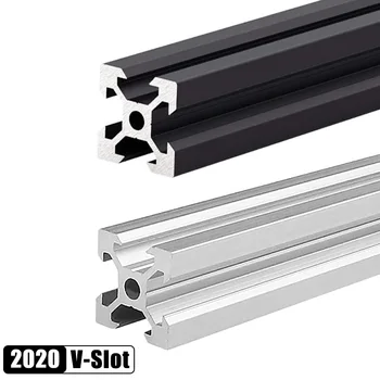 OpenBuilds 2020 V-슬롯 알루미늄 프로파일, CNC 라우터 3D 프린터 부품용 알루미늄 압출, 100-600mm