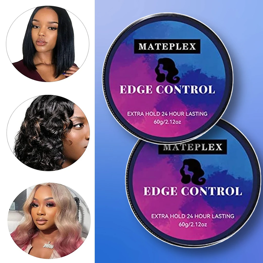 Controllo Dei Bordi Gel Per Capelli A Tenuta Forte Bordo Non Grasso Smoother No Flaking Styling Gel Cera Per La Finitura Dei Capelli Per Capelli Neri 