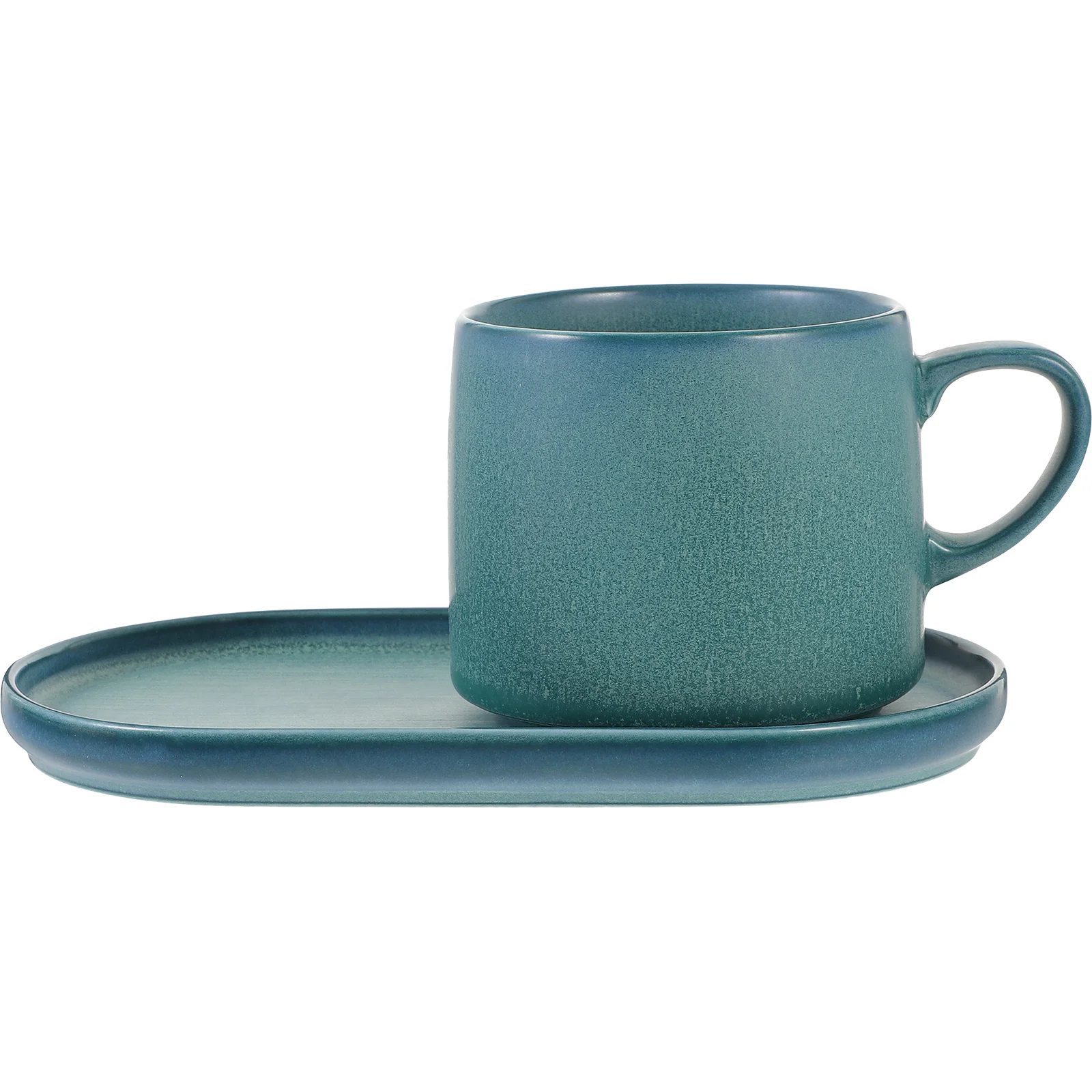 

1 Set of Ceramic Mug Ceramic Cup Household Coffee Cup Ceramic Cup Water Cup with Saucer